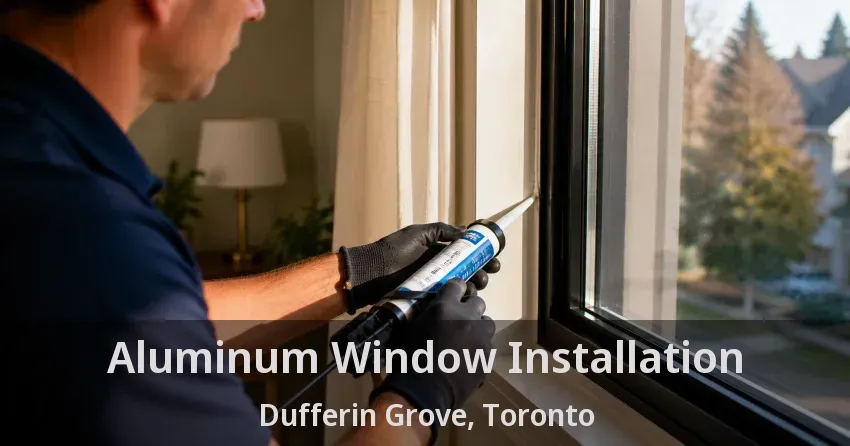 Aluminum Window Installation Dufferin Grove, Toronto - ON