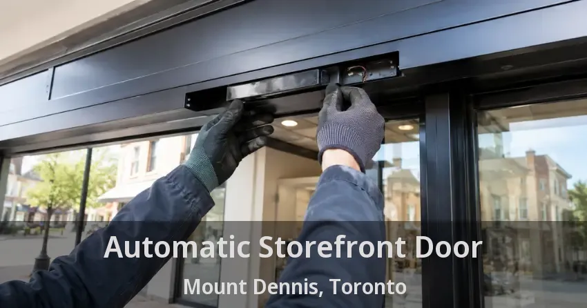 Automatic Storefront Door Mount Dennis, Toronto - ON