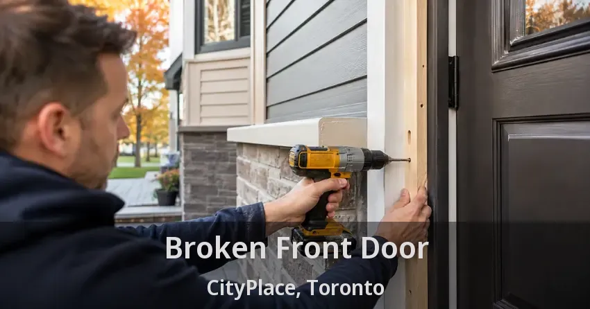 Broken Front Door CityPlace, Toronto - ON