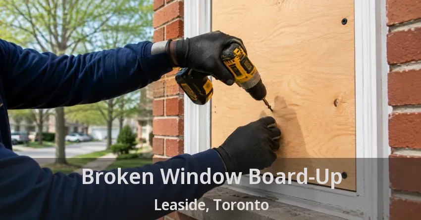 Broken Window Board-Up Leaside, Toronto - ON