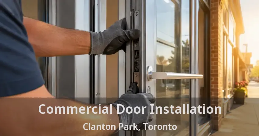 Commercial Door Installation Clanton Park, Toronto - ON