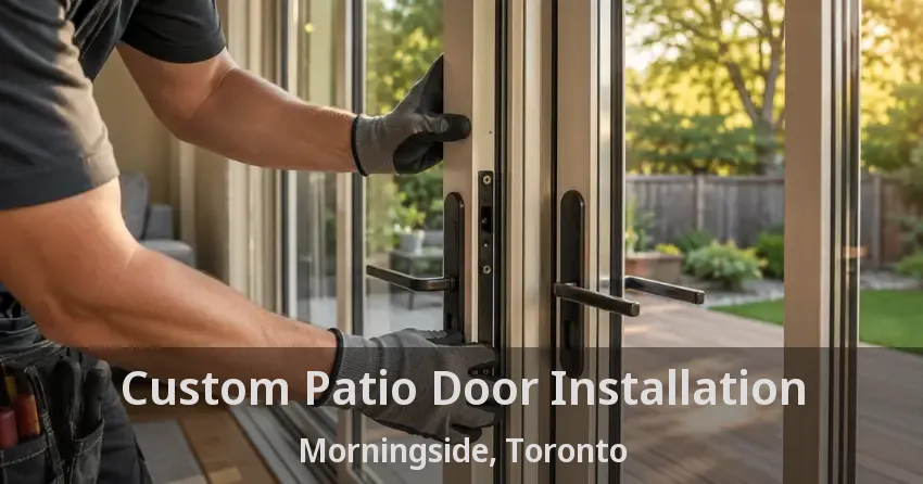 Custom Patio Door Installation Morningside, Toronto - ON