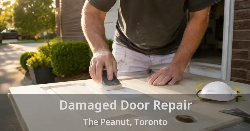 Damaged Door Repair The Peanut, Toronto - ON