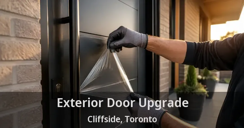 Exterior Door Upgrade Cliffside, Toronto - ON