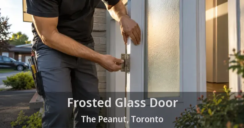 Frosted Glass Door The Peanut, Toronto - ON