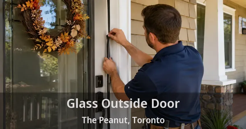 Glass Outside Door The Peanut, Toronto - ON