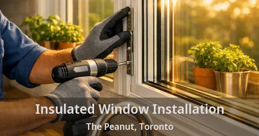 Insulated Window Installation The Peanut, Toronto - ON