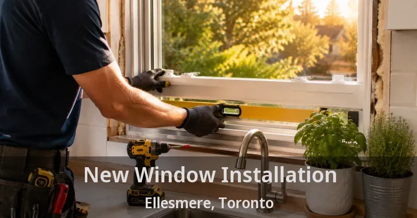 New Window Installation Ellesmere, Toronto - ON