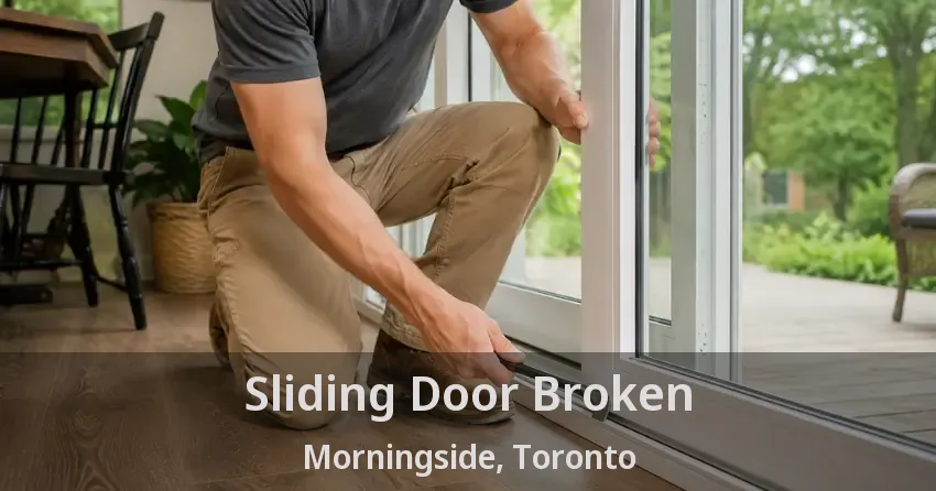 Sliding Door Broken Morningside, Toronto - ON