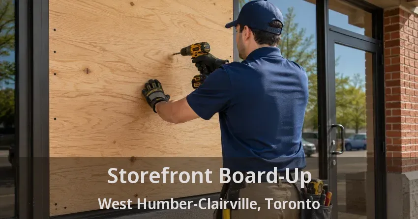 Storefront Board-Up West Humber-Clairville, Toronto - ON