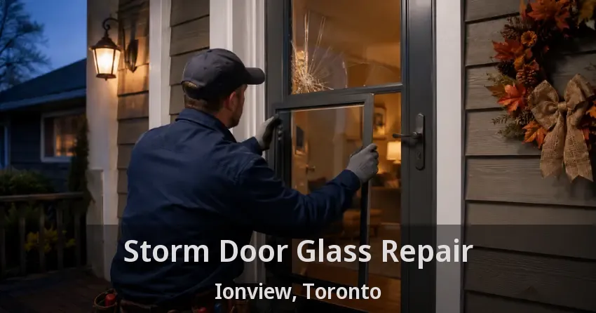 Storm Door Glass Repair Ionview, Toronto - ON