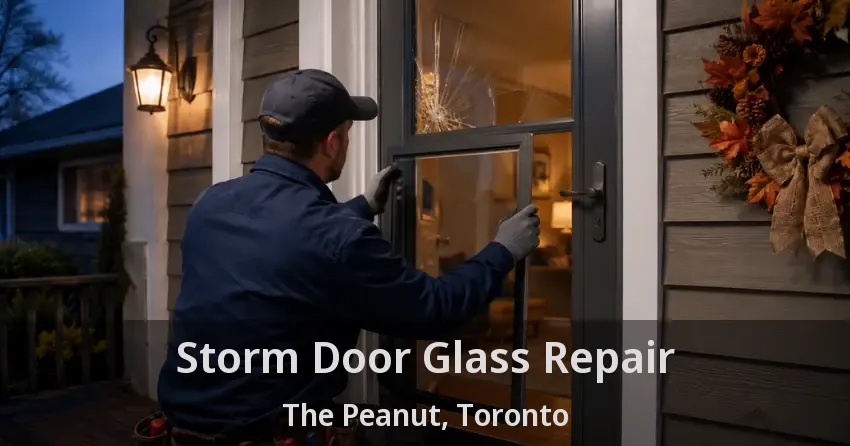 Storm Door Glass Repair The Peanut, Toronto - ON
