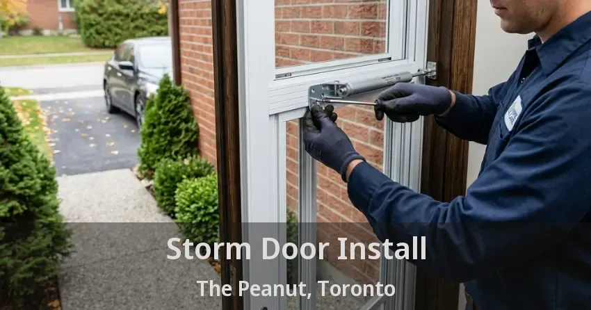 Storm Door Install The Peanut, Toronto - ON