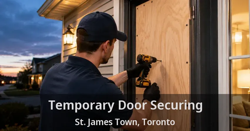 Temporary Door Securing St. James Town, Toronto - ON
