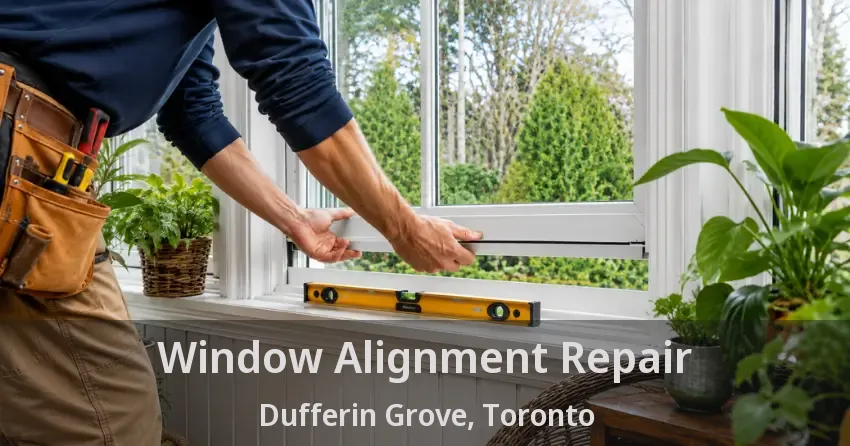 Window Alignment Repair Dufferin Grove, Toronto - ON
