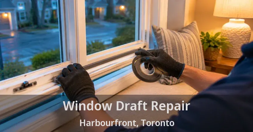 Window Draft Repair Harbourfront, Toronto - ON