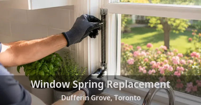 Window Spring Replacement Dufferin Grove, Toronto - ON