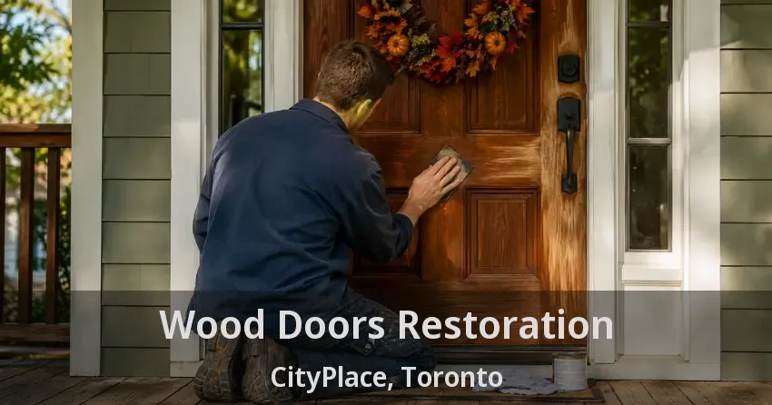Wood Doors Restoration CityPlace, Toronto - ON