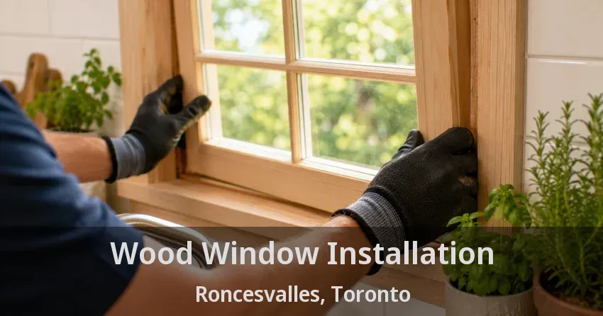 Wood Window Installation Roncesvalles, Toronto - ON