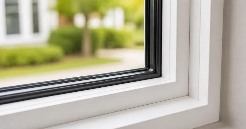 technician repairing window and door hardware in East Danforth, Toronto home